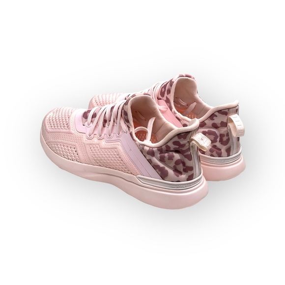 new APL 𖤐TechLoom Tracer Knit Running Shoes Sneakers 𖤐 Pink Leopard 𖤐 8.5M 𖤐 - Picture 5 of 16